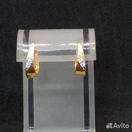 Золотые серьги