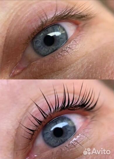 Ламинирование, окрашивание ресниц и бровей