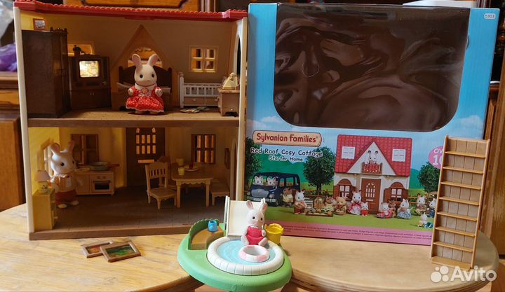 Sylvanian Families дом с мебелью и жителями