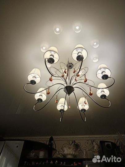 Люстра потолочная бу