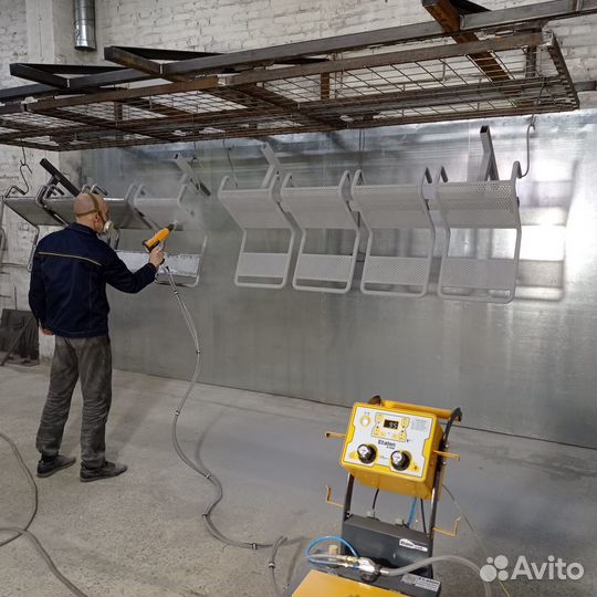 Порошковая (полимерная покраска) металлоизделий