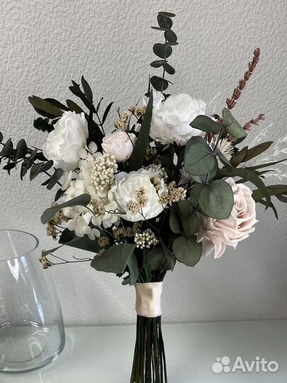 Букеты из сухоцветов и стабилизированных растений