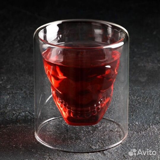 Стакан с двойными стенками Magistro «Череп»