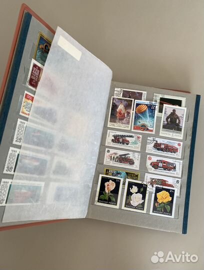 Почтовые марки СССР в альбоме
