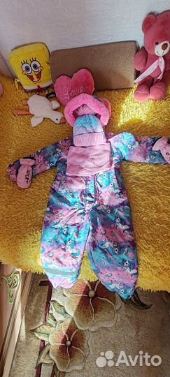 Комбинезон для девочки зимний