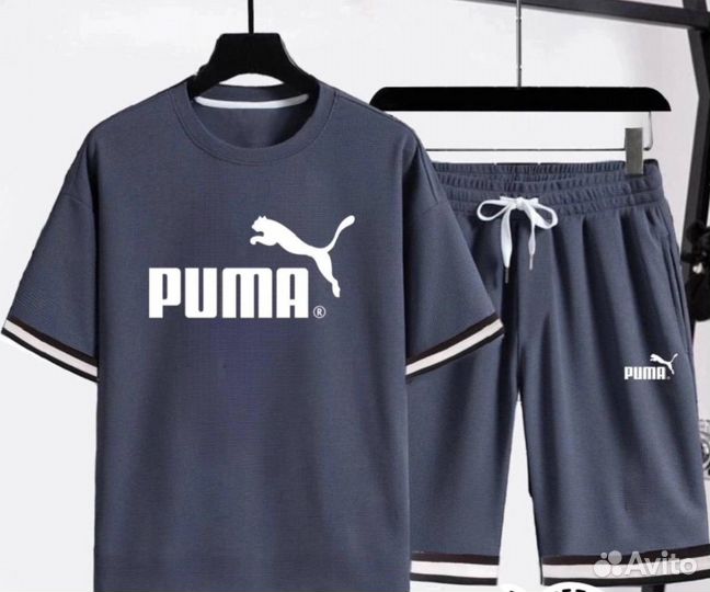 Летний костюм шорты и футболка puma