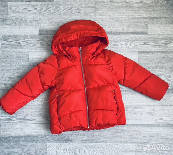 Куртка пуховик зара для девочки