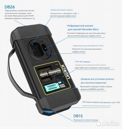 Launch X-prog 3 программатор Лаунч ECU immo