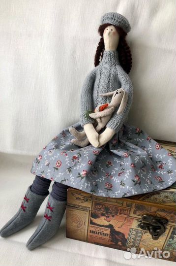 Текстильная кукла в стиле Тильда
