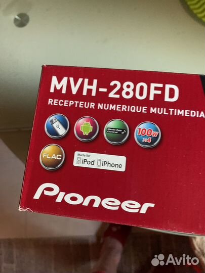 Автомагнитола pioneer MHV-280FD