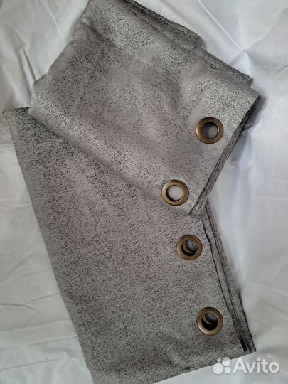 Шторы меланж на кольцах