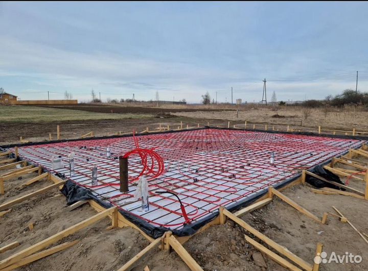 Фундамент бетонные работы отмостки заезды