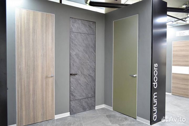 Скрытая дверь под дизайн