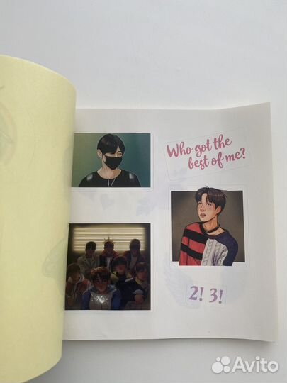 Альбом с наклейками. K-Pop наклейки