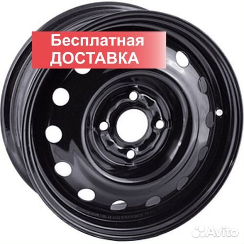Диски Magnetto 16017 Black 6.5x16 4x100 ET 50 Dia