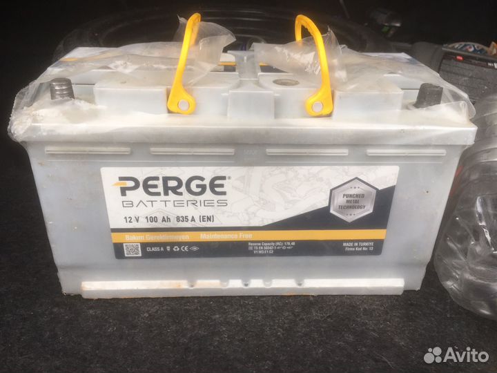 Аккумулятор perge 12v 100 Ah