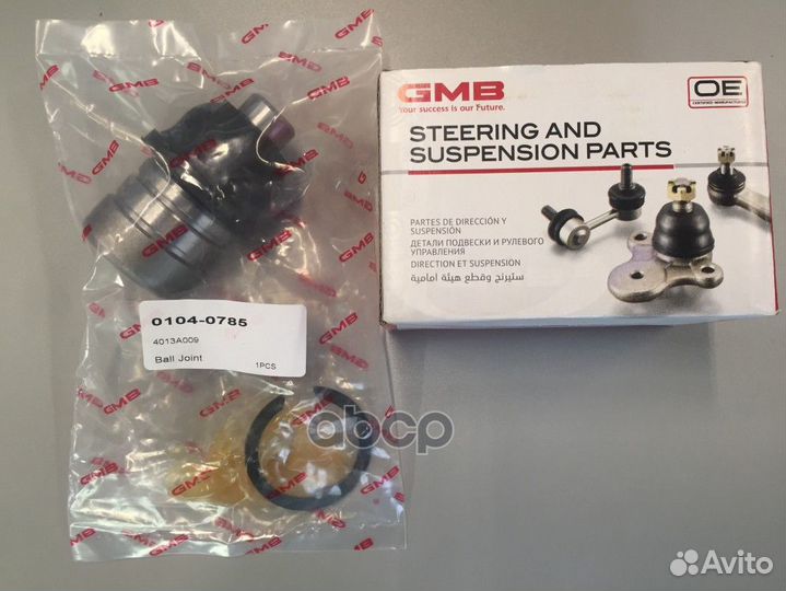 Опора шаровая нижняя Mitsubishi/GMB/ 01040785 GMB