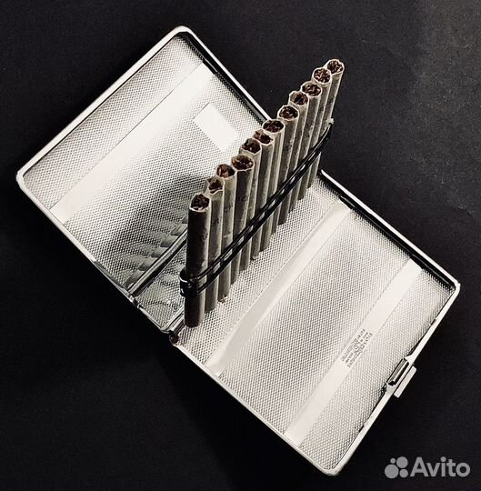 Портсигар винтаж 50е годы silva-EMU-brand