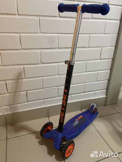 Самокат детский трехколесный бу