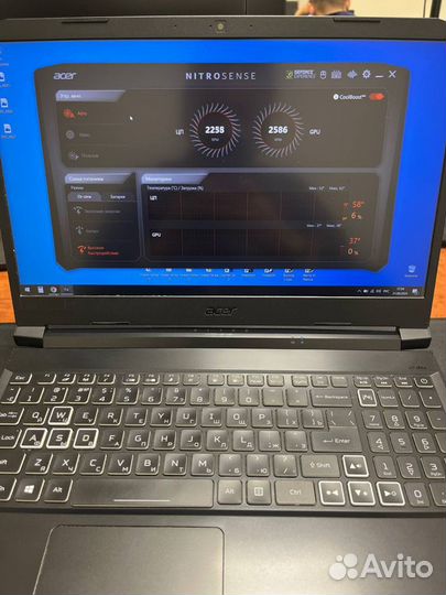 Игровой ноутбук Acer Nitro 5 AN515-45-R7SW