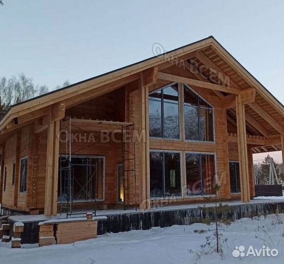 Остекление окон и балконов пвх