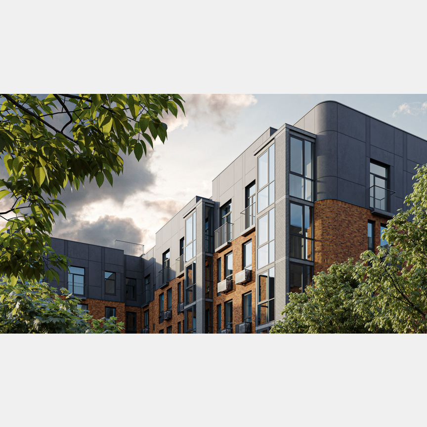 2-к. квартира, 74,4 м², 4/6 эт.