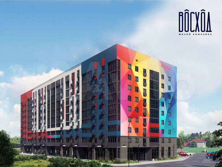 2-к. квартира, 61,6 м², 2/9 эт.