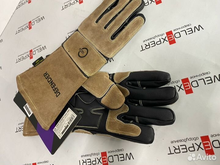 Краги из спилка и кожи (50) start defender STG1950