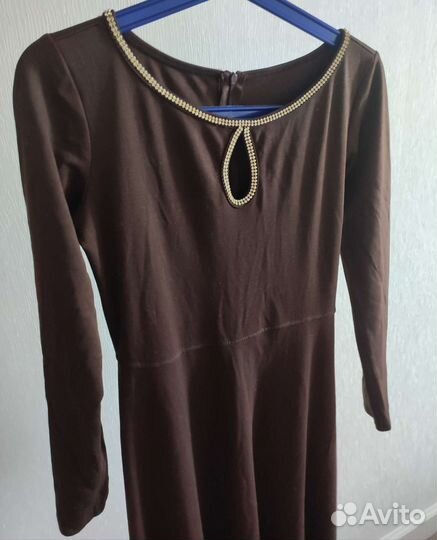 Вечернее платье в пол р 42 с поясом