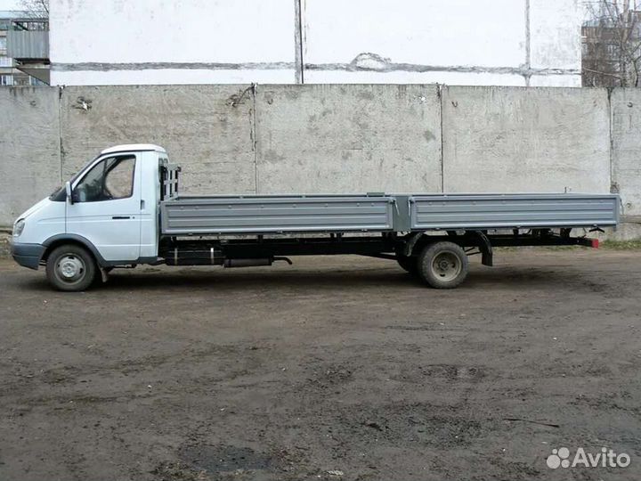 Грузоперевозки газель 6 метров открытый борт