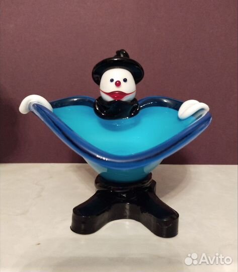 Клоун.Муранское стекло