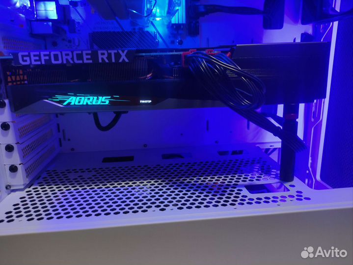 Белый игровой пк i3 12100f rtx 3060 aorus elite