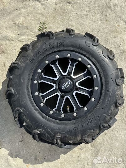 ITP r14бэдлок диски + Maxxis Zilla 28