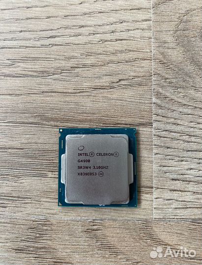 Процессор intel celeron g4900 с кулером