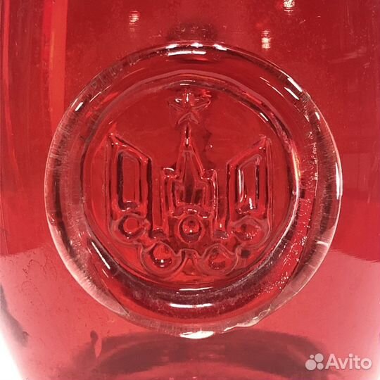 Кружка. Рубиновое стекло. Олимпиада 1980 год