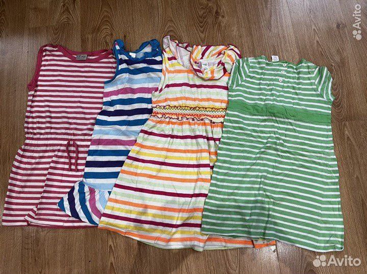 Большой пакет вещей на девочку 122-128см