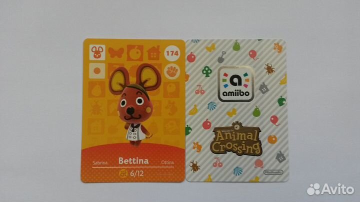 17. Animal Crossing amiibo-карты (171-180) 4U