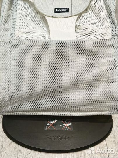 Шезлонг BabyBjorn Mesh Silver Оригинал