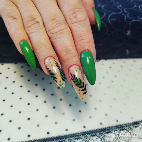 Наращивание ногтей, покрытие