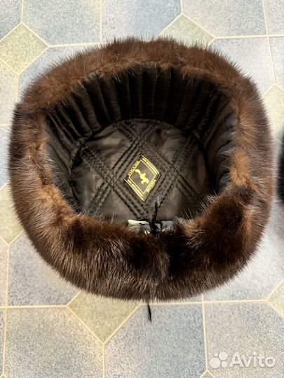 Норковая шапка мужская