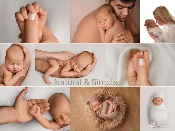 Фотосессия новорожденного Премиум