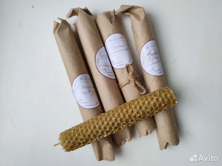 Свечи из вощины