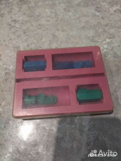 Настольная игра 1980 х. Фишки в ряд
