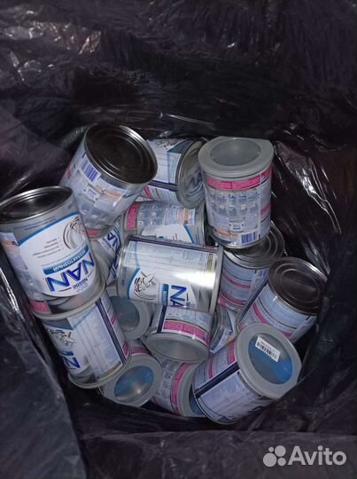 Жестяная банка из под детского питания