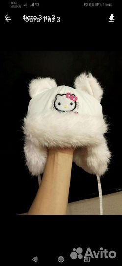 Зимняя шапка-ушанка+ шарфик в подарок