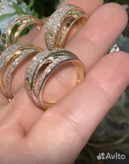 Золотое кольцо картье 585 проба