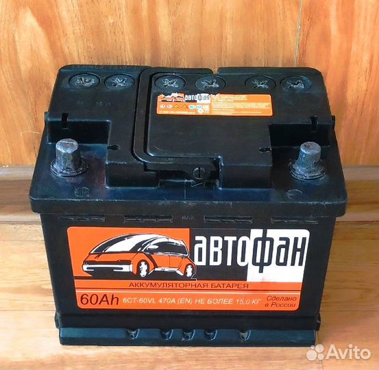 Аккумулятор автомобильный 60Ач