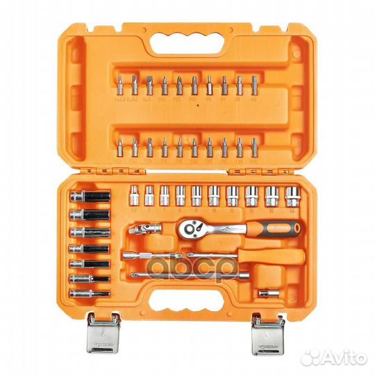 Набор головок и принадлежностей 1/4 43 предмета