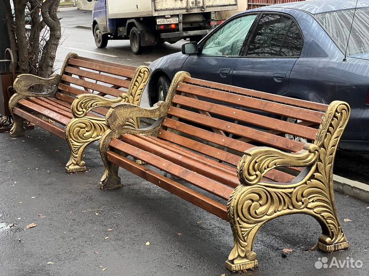 Скамейка уличная садовая