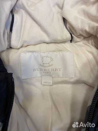 Комбинезон демисезонный burberry 67